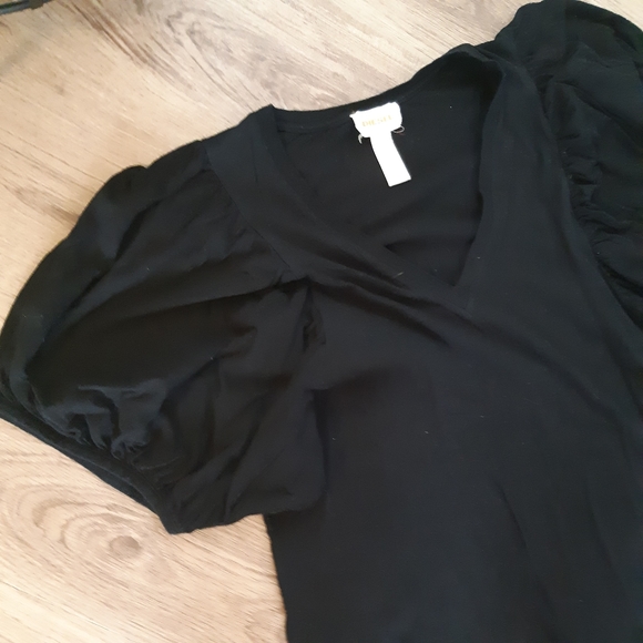 Diesel | balloon sleeve black tee